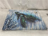 DECO YOUR LIFE TURTLE ART WALL CANVAS 19.5X15.5IN