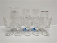 Cut Glass Wine Glass and Other Wine Glasses