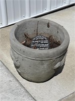 Concrete Rooster flower planter