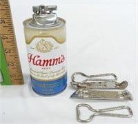 Hamm's Schmidt Grain Belt Beer Openers & Lighter