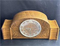Vintage wood mantel clock