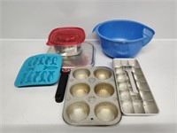 Cookie Cutters, Muffin Tin, Ice Cube Tray