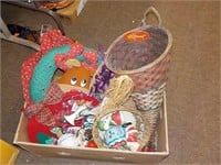 Baskets, decorative items