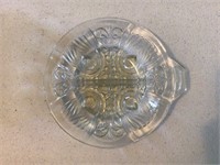 Glass Divided Snack Bowl 8.25" - Chips