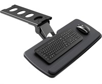 HUANUO KEYBOARD TRAY UNDER DESK, 360 ADJUSTABLE