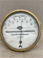 Temperature gauge flask molding equipment