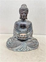 Sitting Buddha candleholder