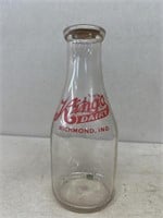 Kings dairy Richmond Indiana milk bottle