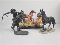 Horse statues and more