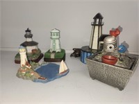 Nautical knickknacks and lighthouses