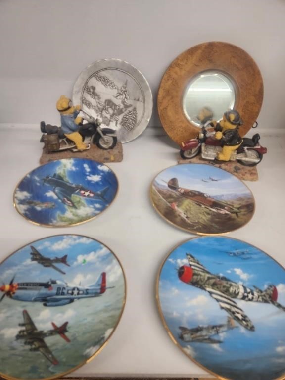 WWII collectable plates and more