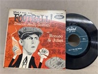 Andy Griffith what it was football record