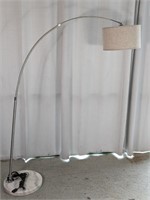 (1) Arched Floor Lamp w/Marble Base