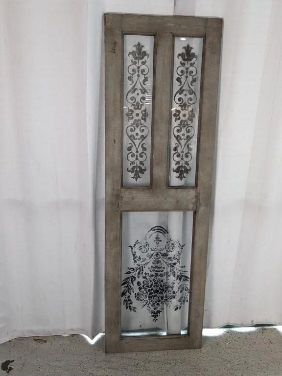 (1) Vintage Glazed Panel Door