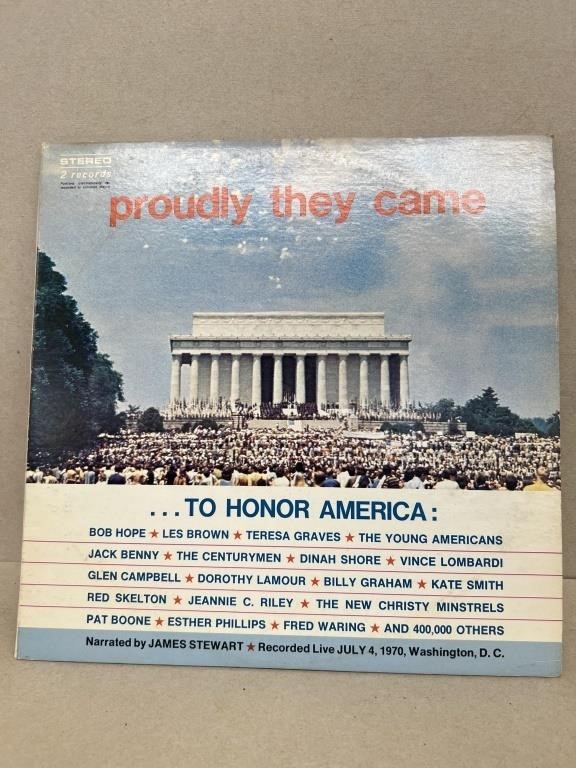 Proudly they came to honor America 1970 record