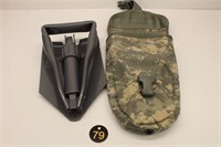 Folding Shovel and Military Pouch