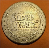 Silver Legacy Casino Chip Token