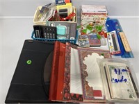 Notebooks, cards, rulers, trapper keeper