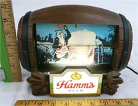Hamm's Beer Barrel Flip Sign
