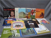 13 Vintage Assorted Vinyl Records
