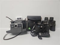 Polaroid Camera, Binoculars