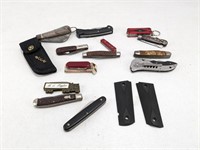 Set of Vintage Pocket Knife & Sheath