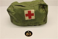 Military Medic Bag with Contents