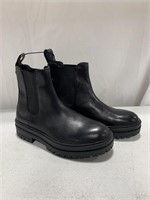 STEVE MADDEN WOMENS 6 LEATHER BOOTS
