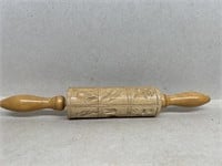 Cookie mold rolling pin