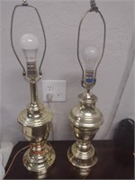 (2 Matching Lamps  60'-70's