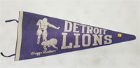 1950s DETROIT LIONS BRIGGS STADIUM PENNANT