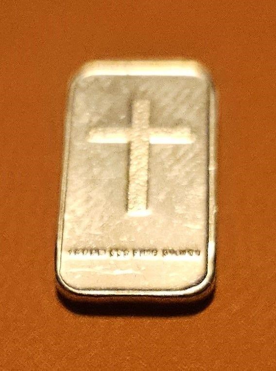 1 Gram Silver Bar Cross