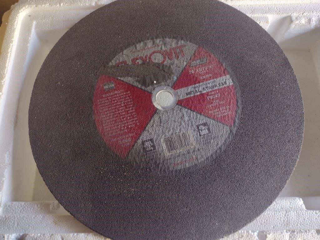 20" Metal-Stainless Cutt of Wheel  "NEW"