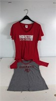 (2) L + XXL Houston Rockets T-Shirts