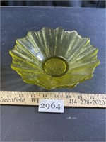 Carnival Glass Bowl - Unsure of Maker No Chips/Cra