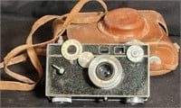 Vintage Rgus Camera woth leather Rohlik case