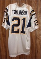 Tomlinson Chargers football jersey.