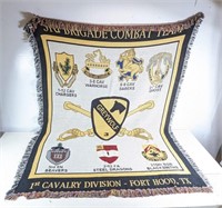 3rd Brigade Combat Team Tapestry Blanket