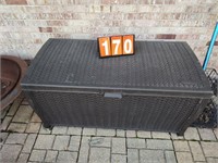Wicker Style Patio Chest