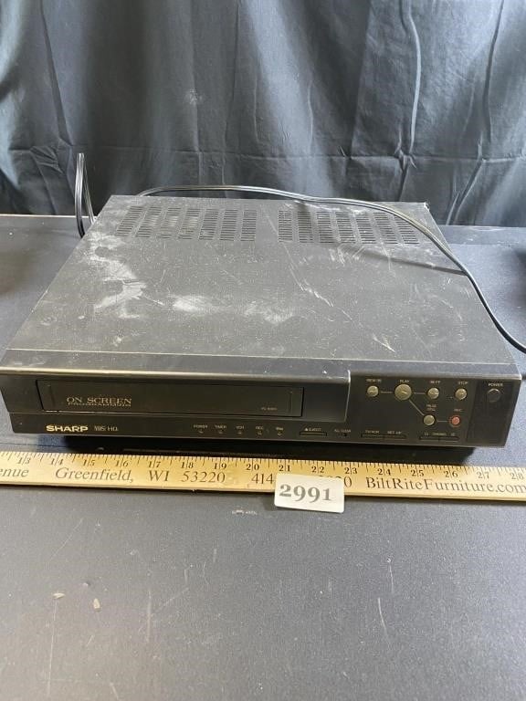 Sharp Brand VHS Player