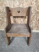 Heart shaped bench and step stool