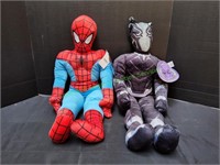Marvel 24" Plush Spider-Man & Black Panther