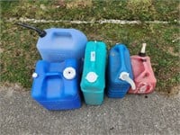 Plastic Water Jugs, Small Gas Can