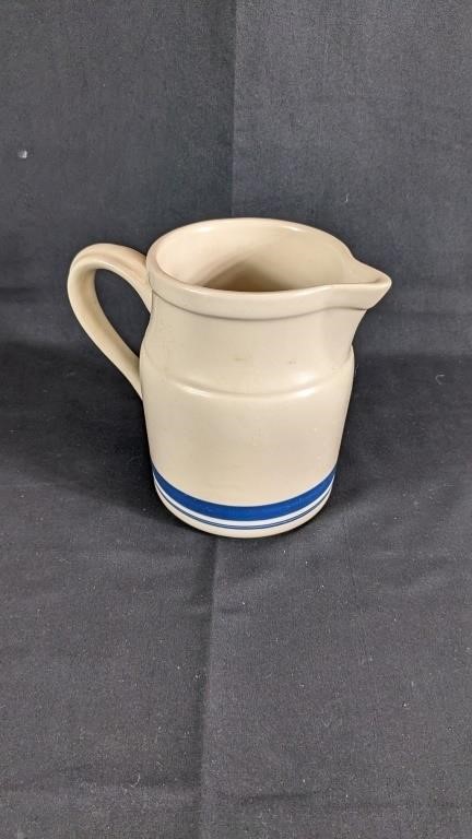 (1) Vintage Roseville Ceramic Pitcher
