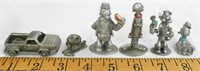 KFS Spoontiques 1980 Pewter, Popeye Collection +
