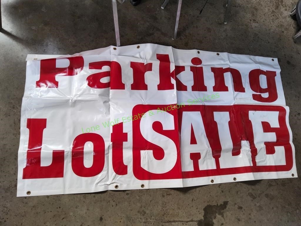 72"x36" Parking Lot Sale Banner