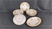 Meito China Serving Platter & Dinner Plates