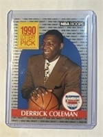 1990 NBA Hoops #390 Derrick Coleman Rookie RC!