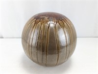 Spherical Drip Art Pottery
