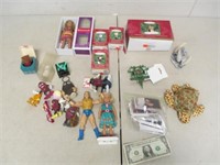Lot of Misc Toys & Hallmark Peanuts Ornaments in
